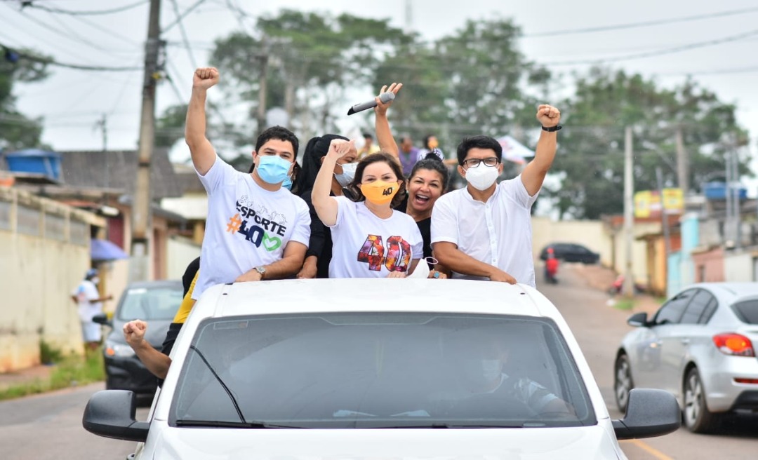 Apoiadores, eleitores e militantes fazem grande carreata com Socorro Neri na Baixada 